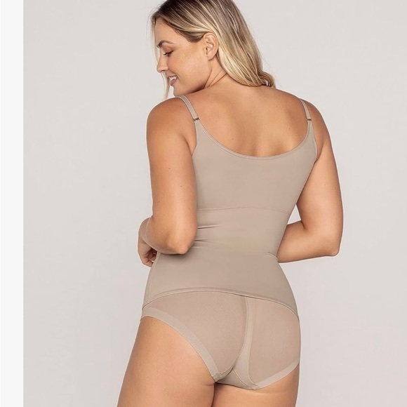 Leonisa 2-way moderate shaper cami Beige Size L - Picture 3 of 5